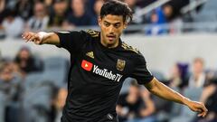 Carlos Vela con Los Angeles FC durante un partido de la MLS.