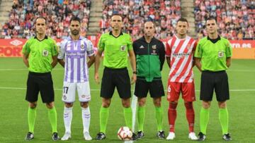 Cuadra Fernández debutó en Primera en un Girona-Valladolid