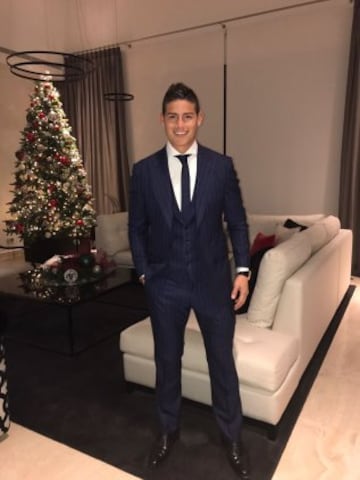 En familia recibieron el 2017 los jugadores colombianos