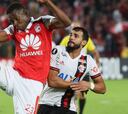 Santa Fe se enreda en Bogotá y empata con Flamengo