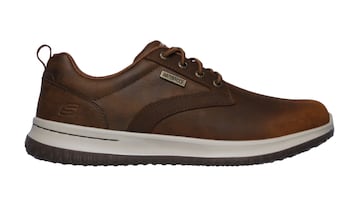 Zapatos con cordones Skechers Delson Antigo marrones para hombre