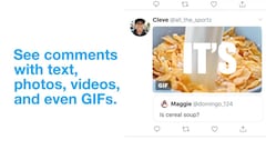 Twitter te mostrará hasta las respuestas a los retuits