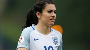 Karen Carney, jugadora del Chelsea y de Inglaterra.