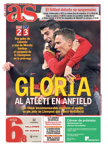 Las portadas de AS de marzo