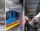VIDEO | Se registra aparatoso incendio en Tren Ligero CDMX en estación La Noria