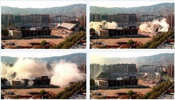 La demolición de Sarrià, en fotogramas.