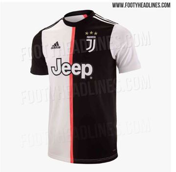 La nueva camiseta de la Juventus de Turín no gustará a los nostálgicos del conjunto italiano ya que suprime las míticas rayas negras y blancas de la elástica. Además la franja rosa que se sitúa en el centro sirve como separador de los colores míticos del club. 