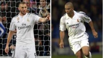 Benzema supera a Ronaldo Nazario en Liga con el Madrid