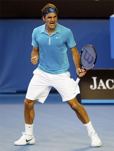 Federer firma su 23ª semifinal consecutiva de Grand Slam