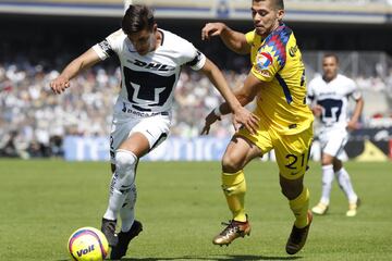 Las mejores imágenes del clásico capitalino entre Pumas y América