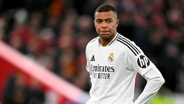 Mal partido de Kylian Mbappé, desangelado, errático y, a ratos, desaparecido.