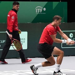 Partidos de hoy, lunes 18, en la Copa Davis: orden de juego en Madrid