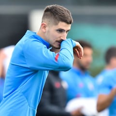 Marcelino, de Sancet: "Cuanto más cerca del área, más rendimiento para sus cualidades"