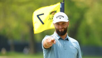 Jon Rahm entrena en Ronchester.