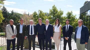 Emilio Cruz, Mariano Aguilar, Jim Carpenter, Gustavo Serpa, Jorge Mas, Cristina Llop y Fernando López.