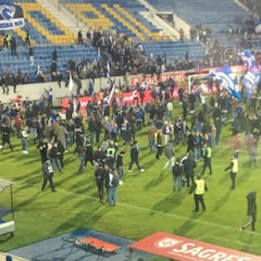 Estoril-Oporto: suspendido por miedo a que cediera una grada