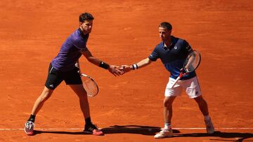 Schwartzman y Thiem se estrellan en la final de dobles