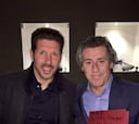 Simeone en Milán: cena en el local de Zanetti y Cambiasso