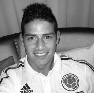 James Rodríguez con Colombia. 
 