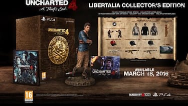 Uncharted 4 Así es la edición especial y la edición coleccionista Libertalia
