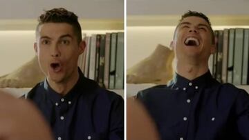 Surrealista: Cristiano pide a un robot que grite "¡Síiiuuu!" y se parte