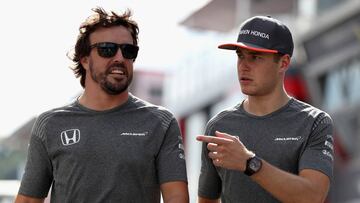 Alonso con Vandoorne.