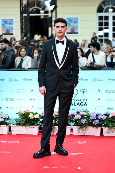  Alejandro Vergara durante el photocall de clausura del 29 Festival de Málaga en el Teatro Cervantes. 
 
