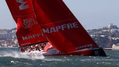 El 'Mapfre' lidera el sprint final hacia Ciudad del Cabo
