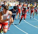 El 4X100 de España, récord pero fuera de la final por centésimas