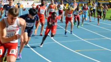 El 4X100 de España, récord pero fuera de la final por centésimas