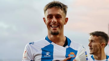 Jofre Carreras anotó ante el Mirandés.