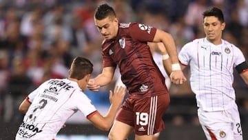 Borré anota en la victoria de River en amistoso ante Chivas