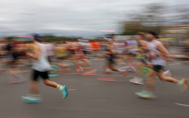 Ambiente por las calles de Valencia durante el Medio Maratón Valencia Trinidad Alfonso.