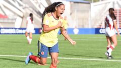 Selección Colombia Femenina ante Perú en el Sudamericano Sub 20