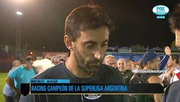 Milito: "Lisandro es el que más merecía el campeonato"