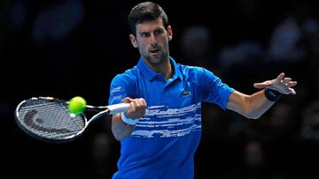 Consulta cómo y dónde ver el encuentro de las ATP Finals de Londres entre Novak Djokovic y Dominic Thiem este martes, 12 de noviembre, en AS.