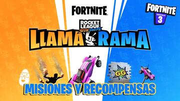Llama-Rama 2021: nuevo evento de Fortnite y Rocket League Sideswipe; fechas y recompensas