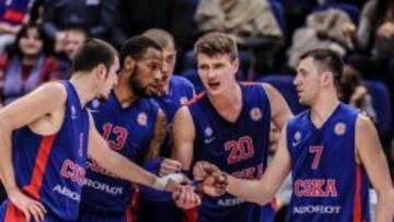 El CSKA se conjura antes del último partido de Euroliga.