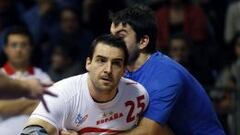 España se entrena frente a un combinado cántabro (45-21)