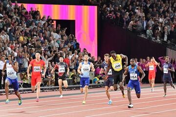 Lesión de Usain Bolt en el 4X100.