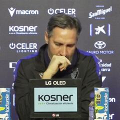 Las horas más duras de Vicente Moreno