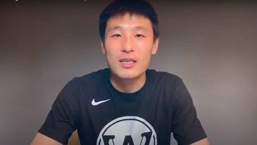 Wu Lei, jugador del Espanyol, en la campa&ntilde;a contra la COVID-19.