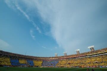 El Volcán lucía con ánimo para un buen Clásico Regio de Liguilla.