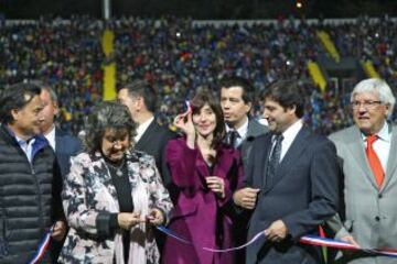 Anoche se inauguró oficialmente el estadio de Viña del Mar, que será sede de la Copa América.