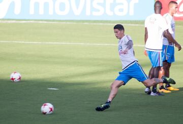 Primer entrenamiento de Colombia en el Metropolitano