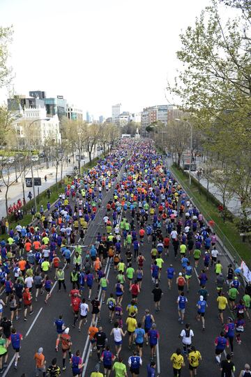 La maratón de Madrid en imágenes