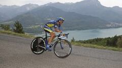 Contador se puso segundo en la víspera del temible Alpe d'Huez