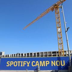 Las fechas clave en la obra del Camp Nou