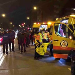 La primera versión del seguidor apuñalado fue que le habían herido durante un atraco