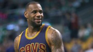 LeBron James, durante un partido de estos Playoffs